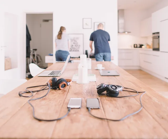 gadgets, headphones, laptop, mobile phones, people, table, technology, gadgets, gadgets, gadgets, gadgets, gadgets, headphones, laptop, laptop. When to move from a spreadsheet to CRM software